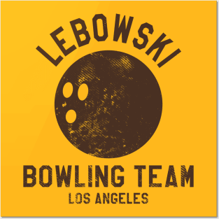 Lebowski Bowling Team Los Angeles Posters and Art